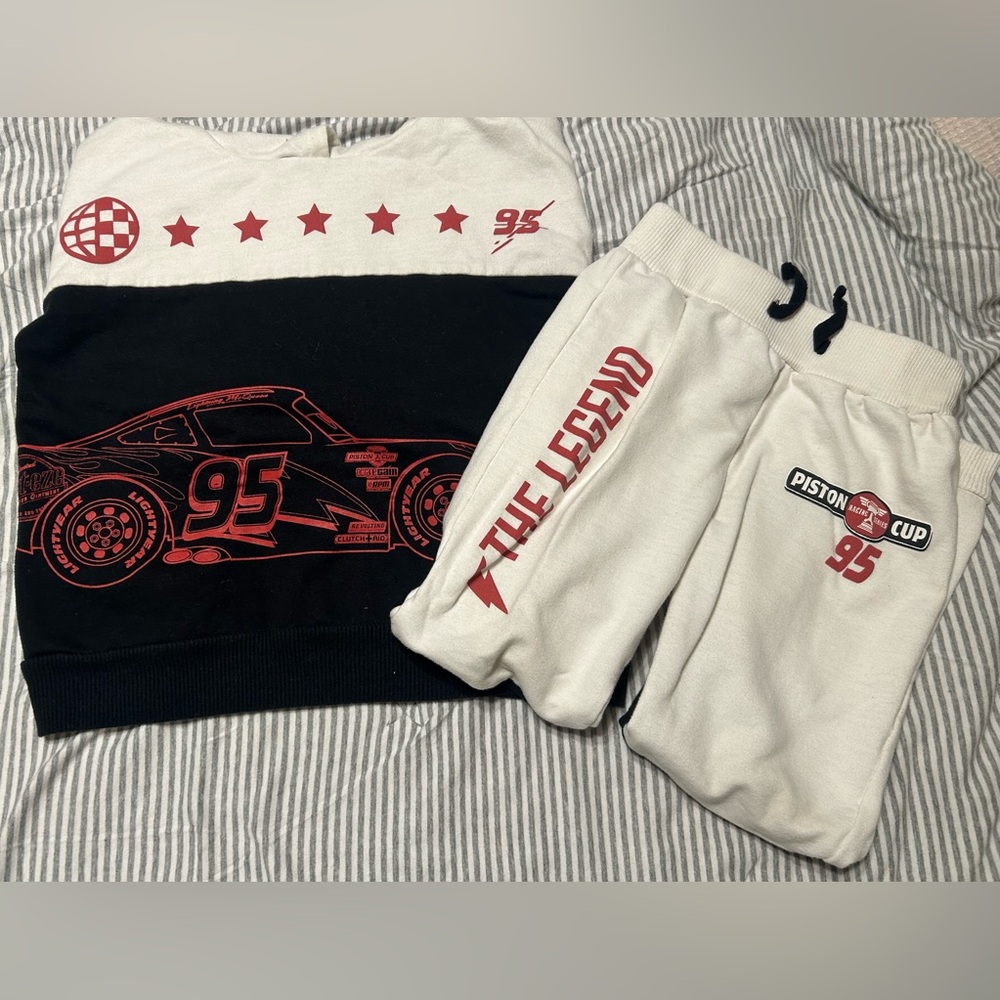 Lightning McQueen Boys Hoodie & Sweatpants Set